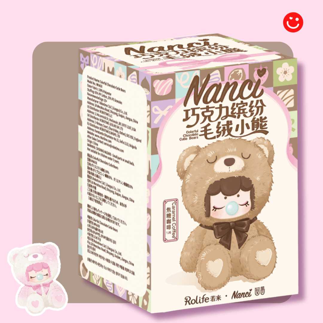 Rolife Nanci Colorful Chocolate Cutie Bears Blind Box - OVERRATED