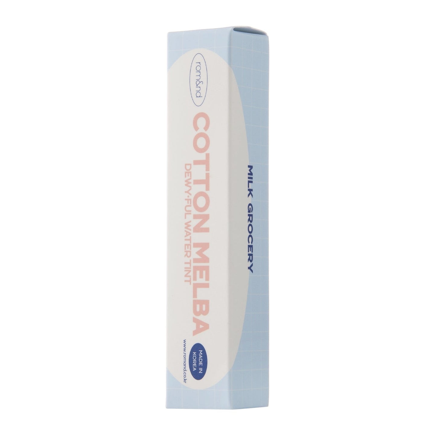 Romand Dewyful Water Tint Cotton Melba single bottle transparent background - Overrated Korean Beauty & More