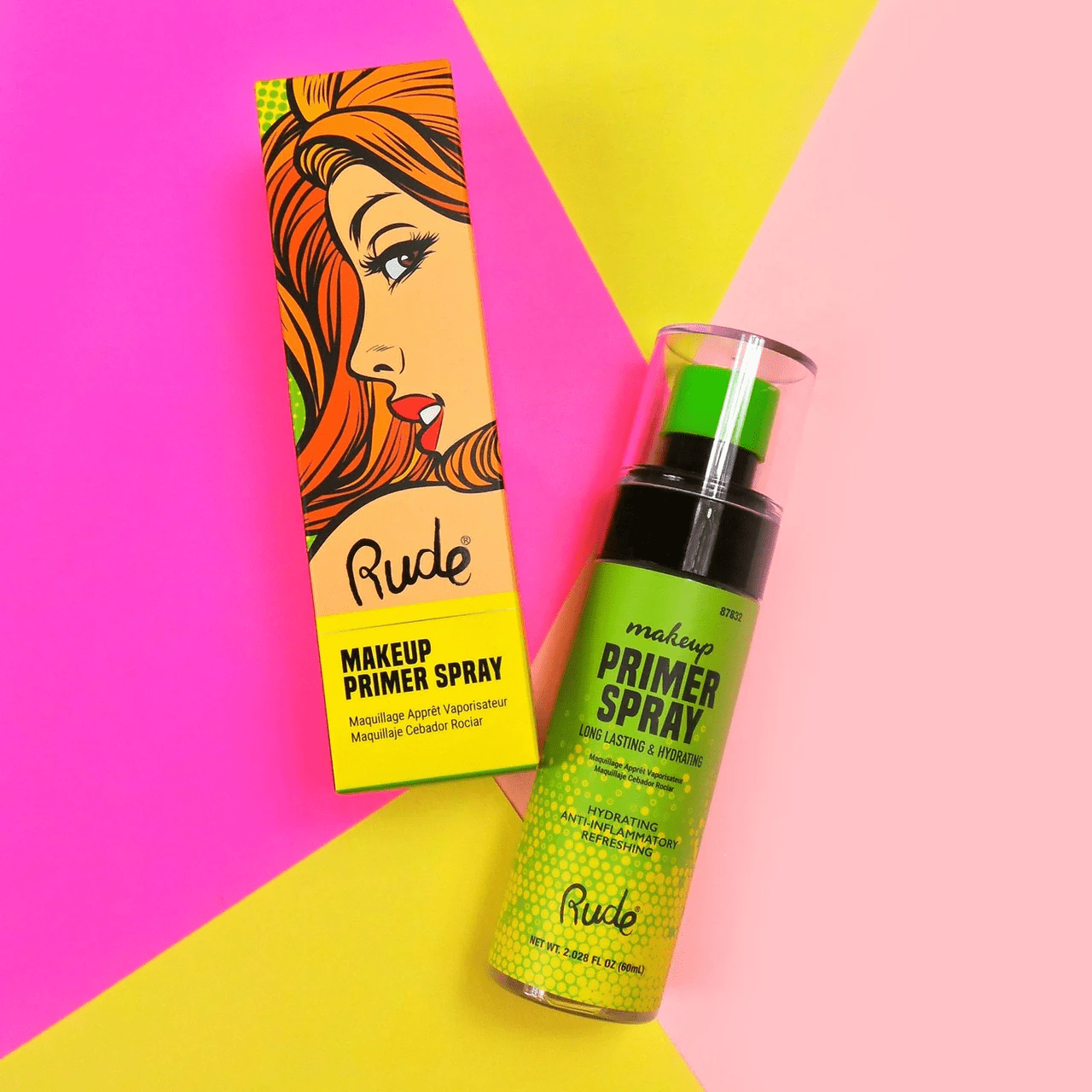 RUDE Makeup Primer Spray Long lasting & Hydrating - OVERRATED