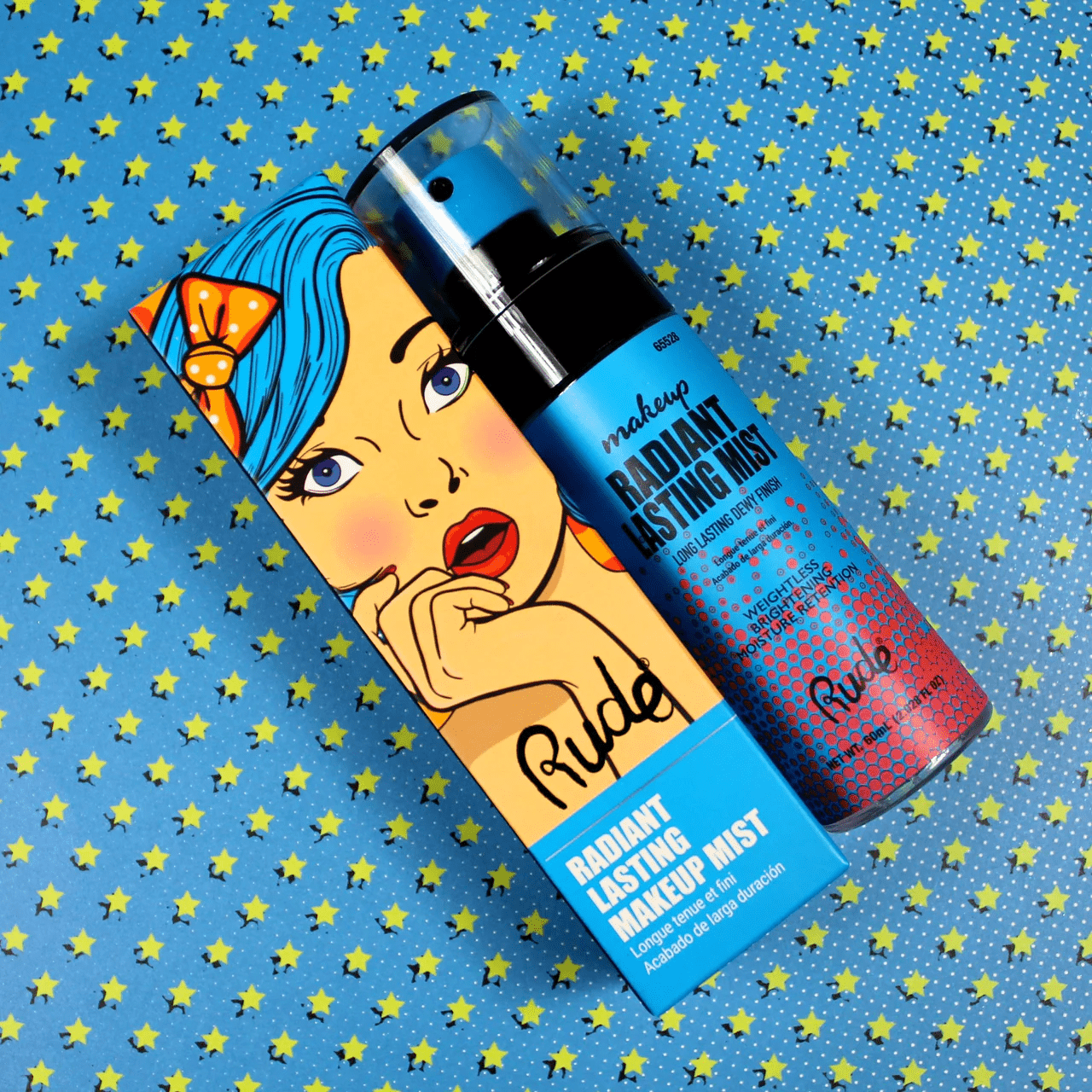 RUDE Radiant Lasting Mist, Long Lasting Dewy Finish - OVERRATED