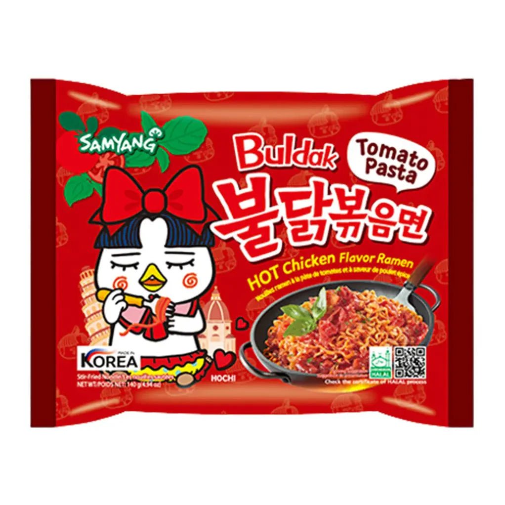 Samyang 5 Pack Buldak Tomato Pasta Spicy Chicken Flavor Ramen - OVERRATED