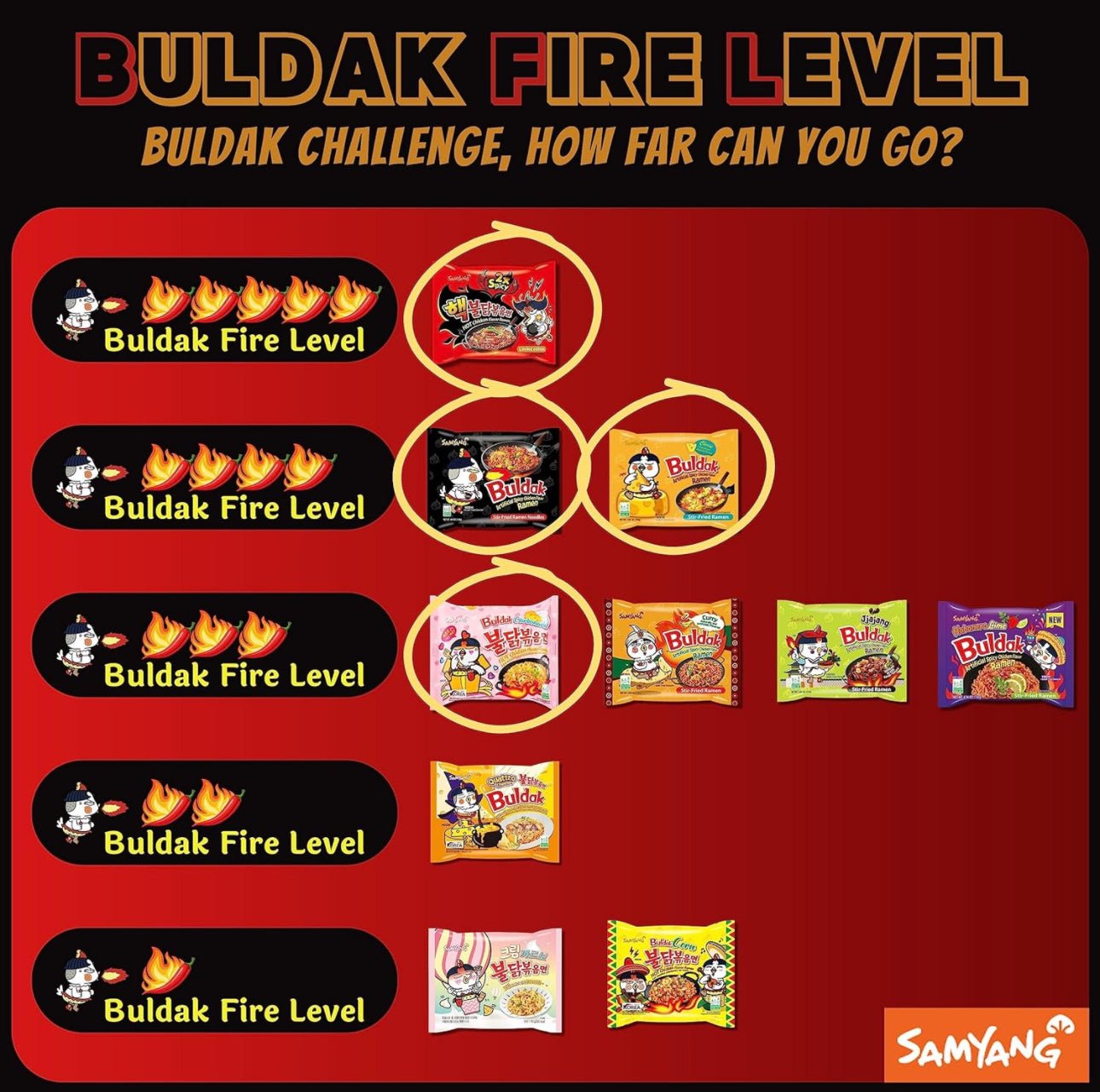 Samyang Buldak Cup Spicy Chicken Instant Noodle Soup - OVERRATED