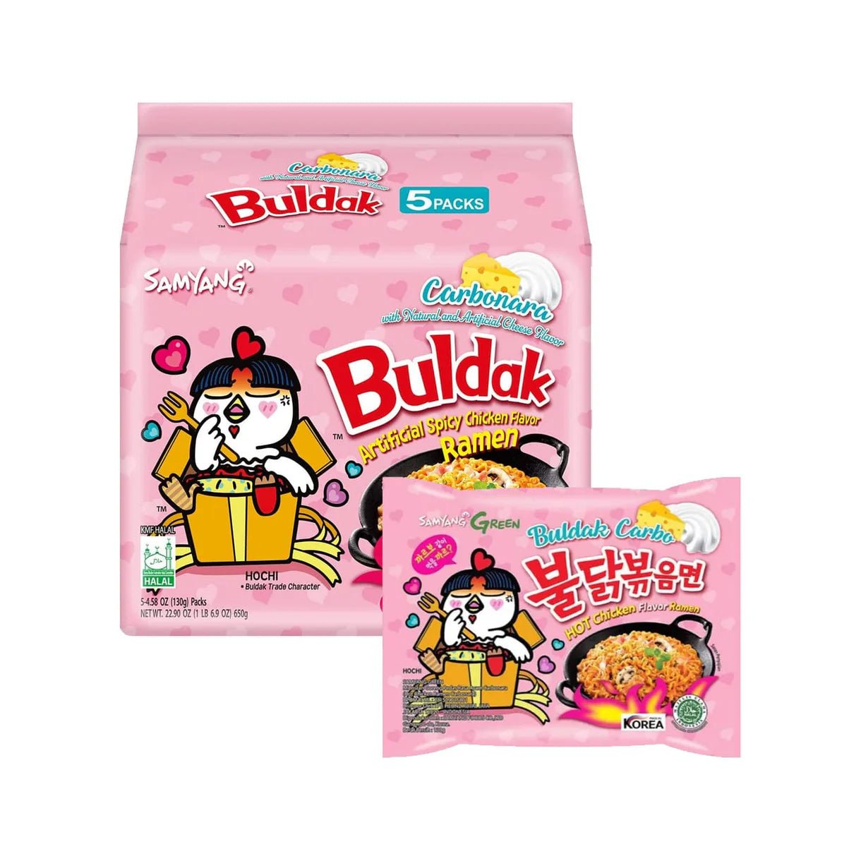 Samyang Carbonara Buldak Ramen 5pack - OVERRATED