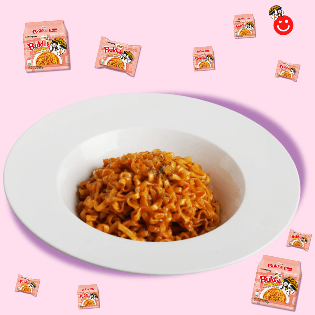 Samyang Rosé Buldak Spicy Ramen - OVERRATED