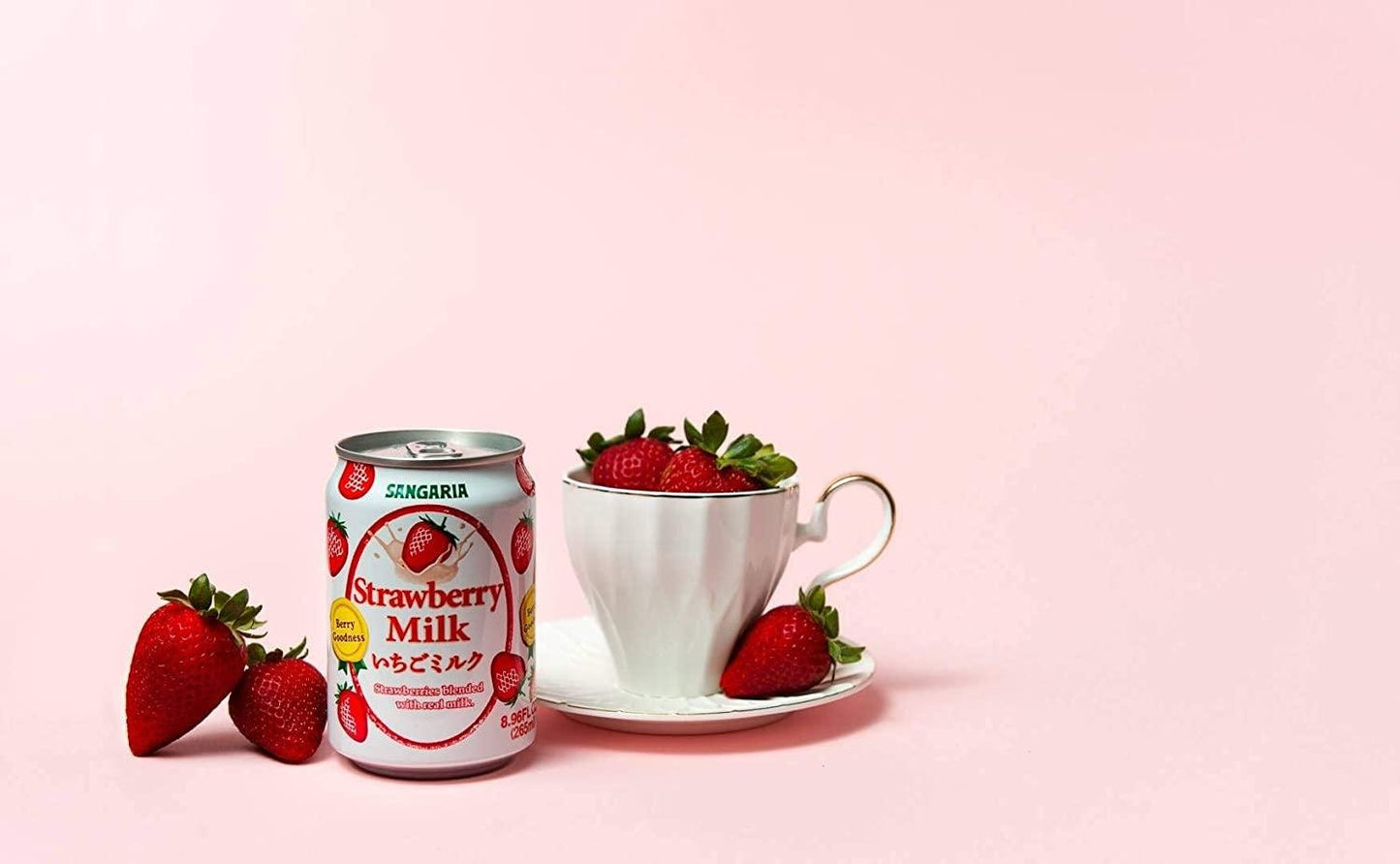 Sangaria Strawberry Milk 275 ml - OVERRATED