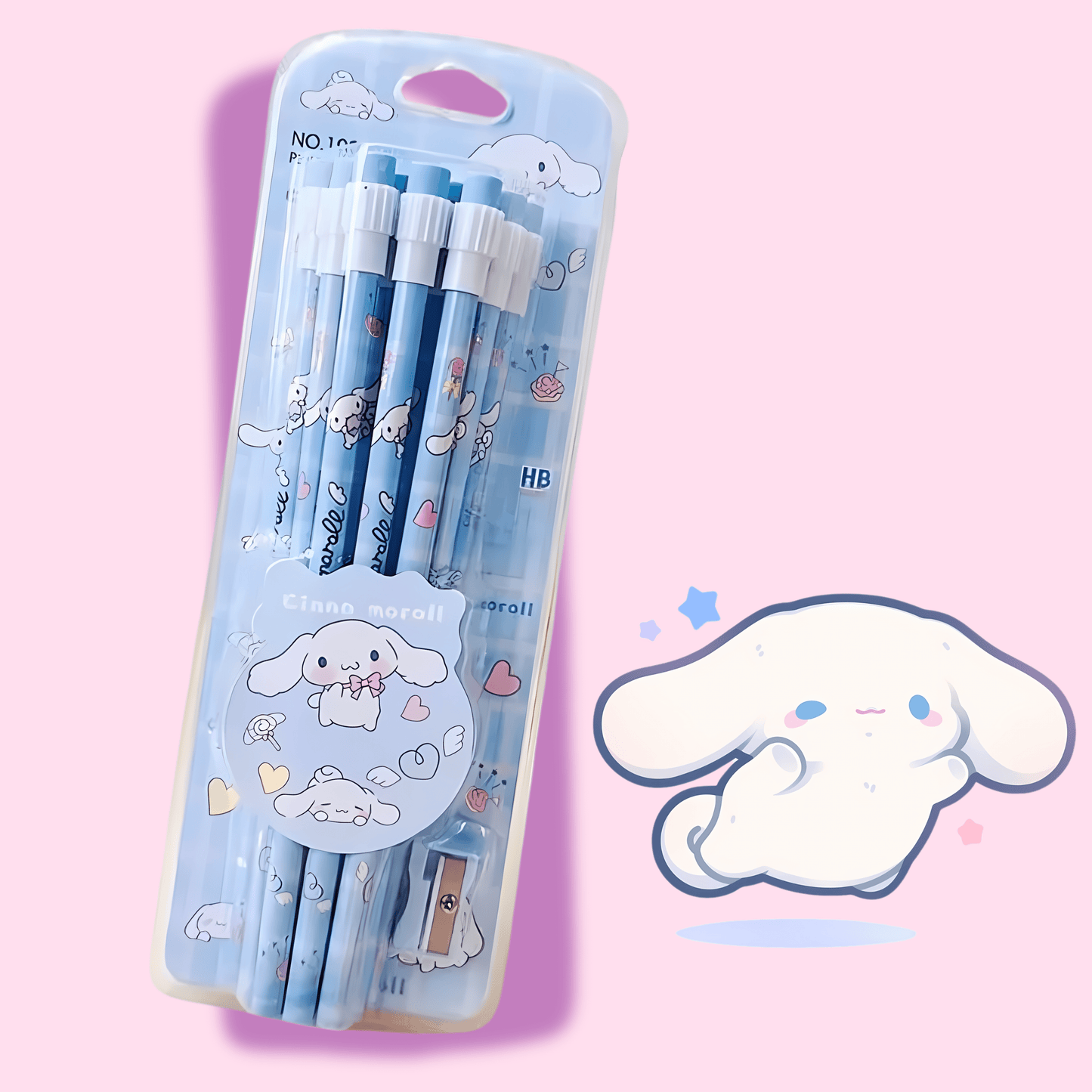 Sanrio 12 Pack Character Pencil Set with Sharpener - OVERRATED