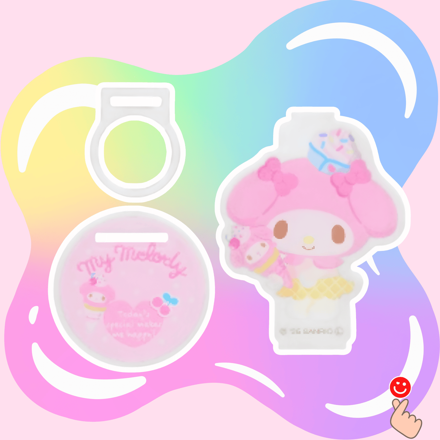 Sanrio blind box Ice Cream Nail Polish Secret Series with Acrylic Stand - OVERRATED