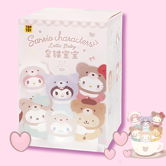 Sanrio Characters Latte Baby Plush Blind Box - OVERRATED