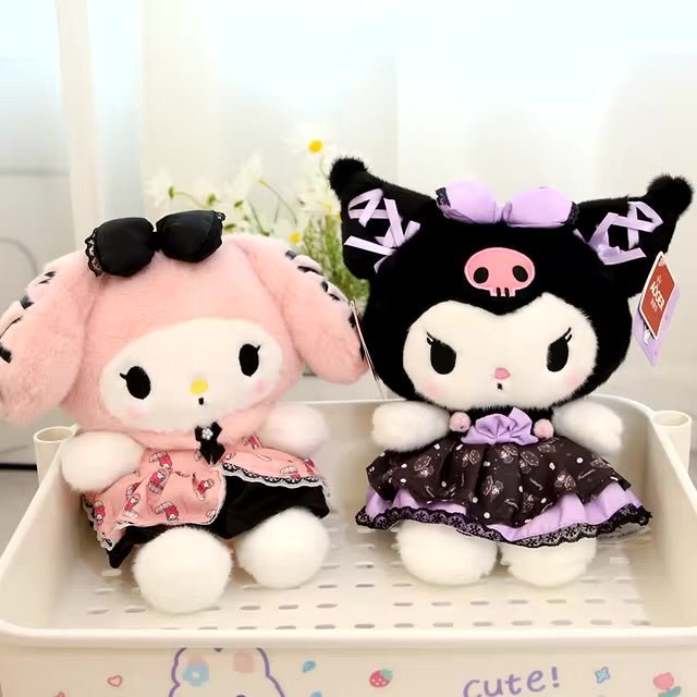 Sanrio Characters My Melody Pink Lolita Dress With Corset Ribbon Details Plushie - OVERRATED