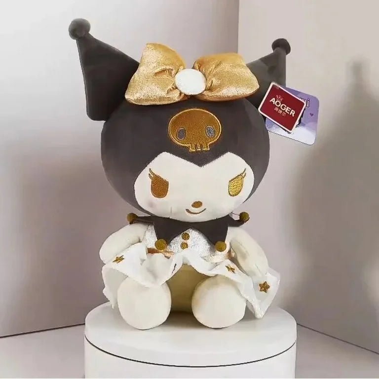 Sanrio Characters Velvet Detail Kuromi Plushie - OVERRATED