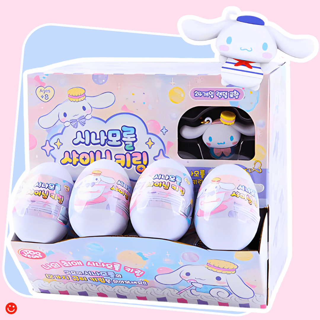 Sanrio Cinnamoroll Egg Surprise Keyring Capsule - OVERRATED
