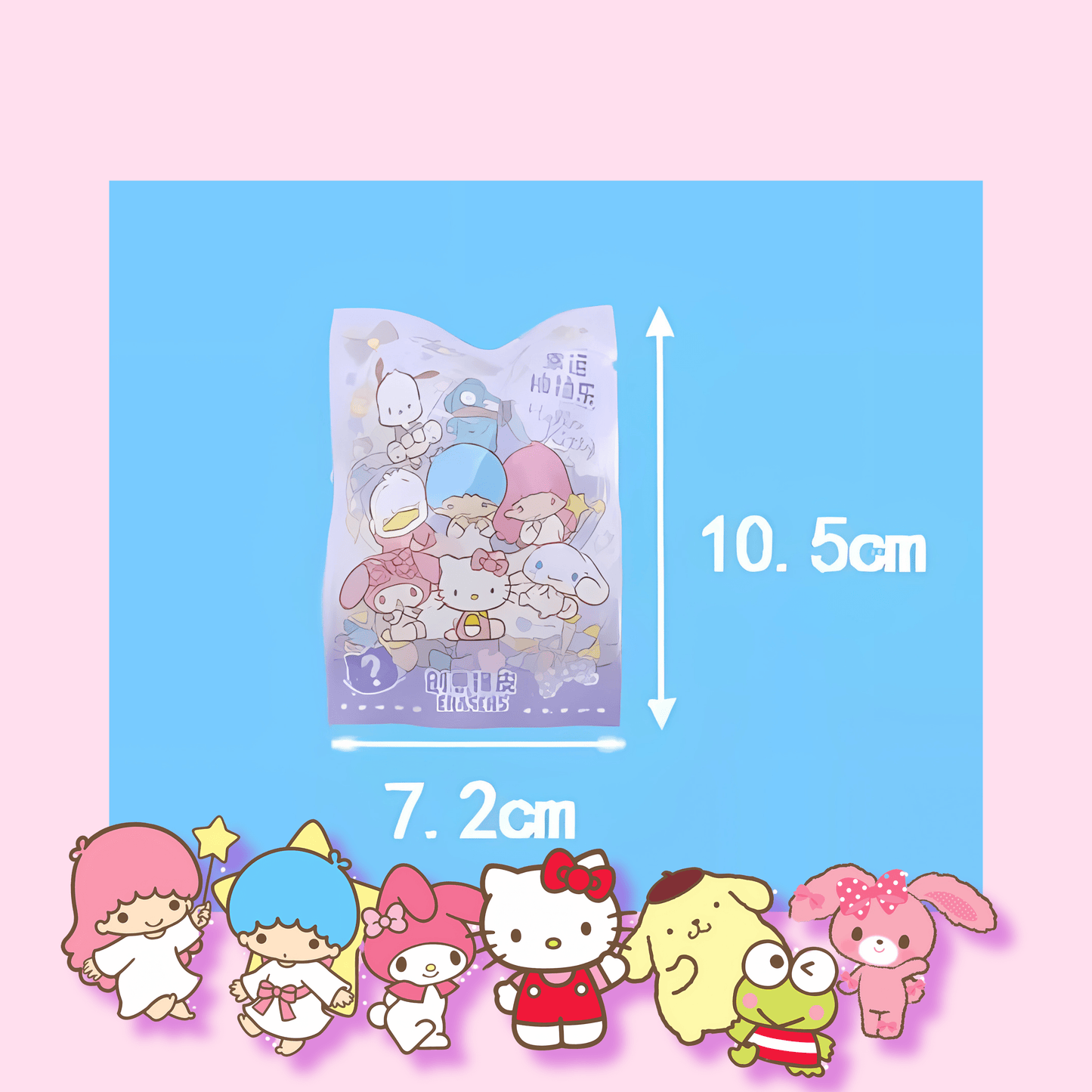 Sanrio & Friends Hello Kitty Blind Bag Eraser - OVERRATED