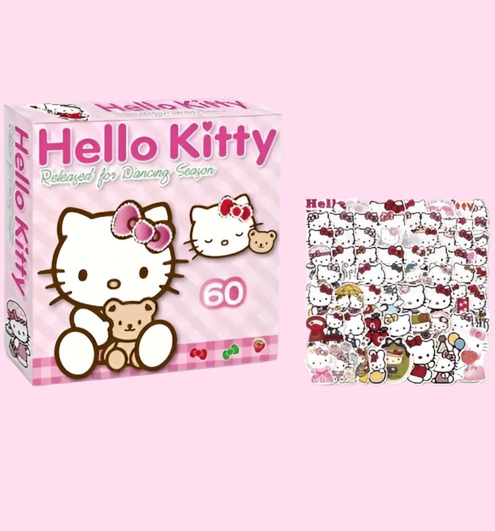 Sanrio Hello Kitty & Friends Stickers 60pc Set - OVERRATED