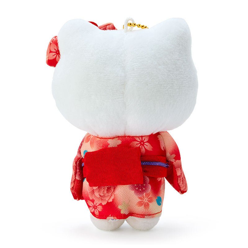 Sanrio Japan Hello Kitty Cherry Sakura Kimono Plush Keychain - OVERRATED