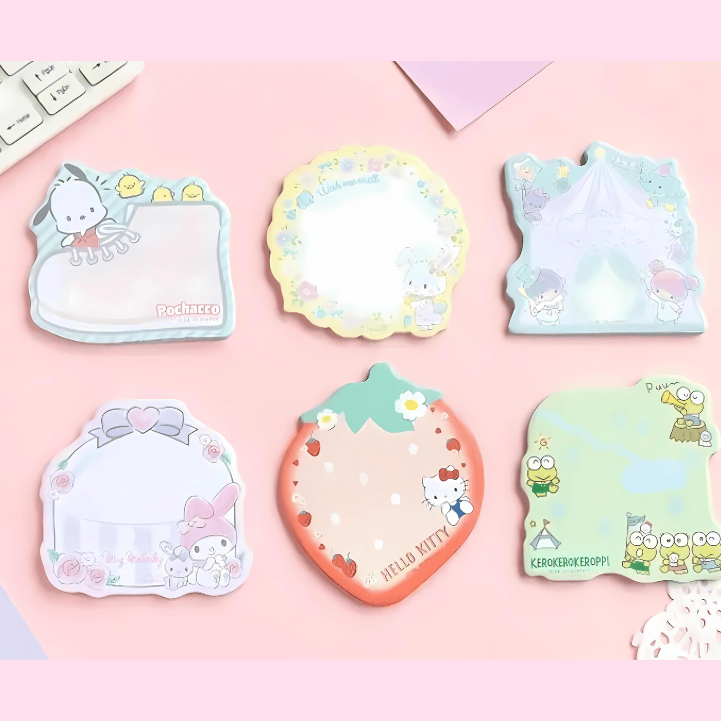 Sanrio Japan Kawaii Desk Pad Sticky Notes - OVERRATED