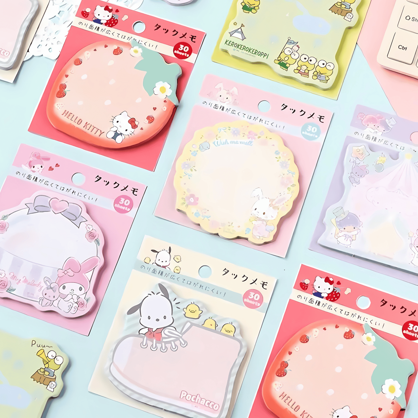 Sanrio Japan Kawaii Desk Pad Sticky Notes - OVERRATED