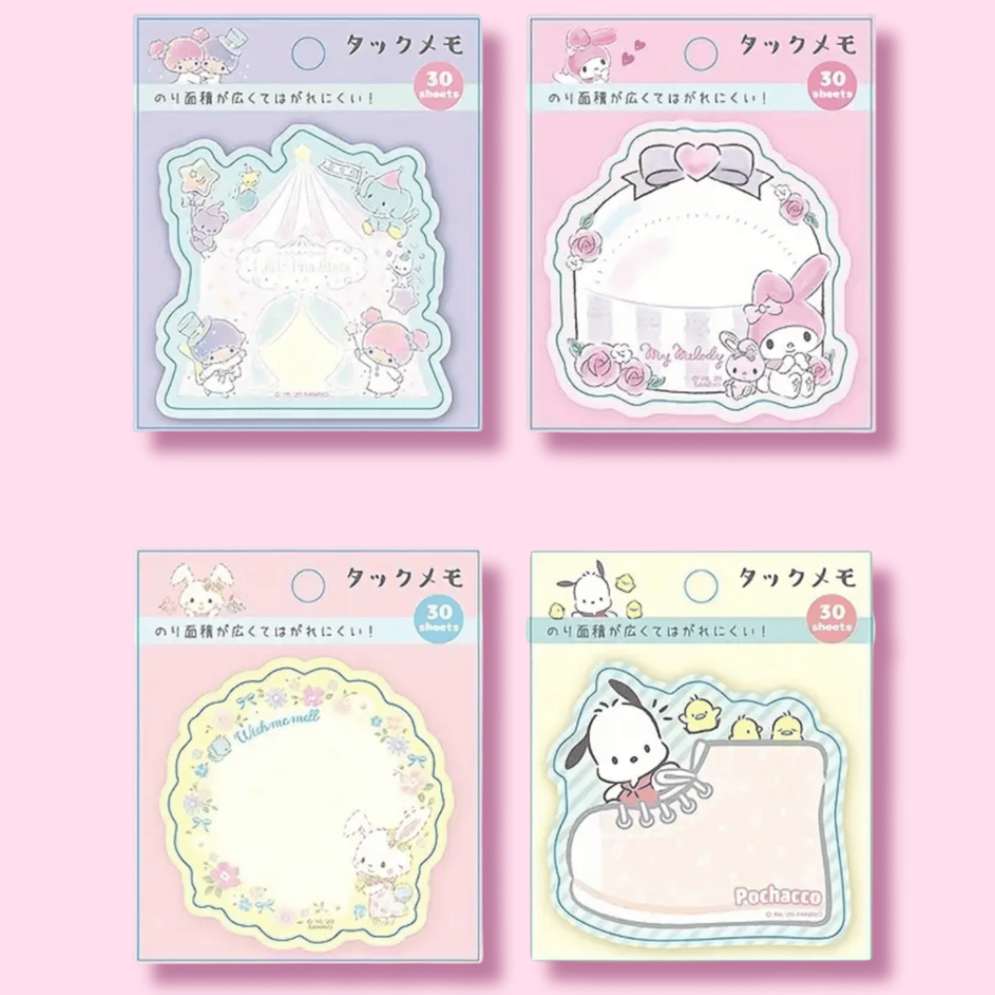 Sanrio Japan Kawaii Desk Pad Sticky Notes - OVERRATED