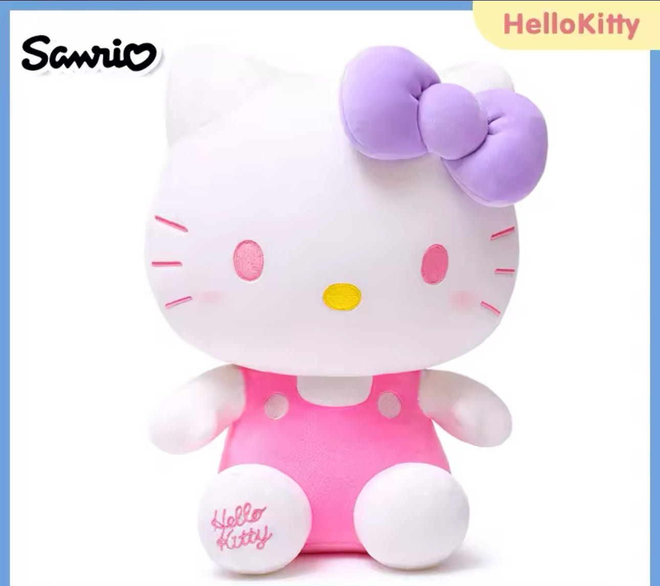Sanrio Kawaii Baby Pink Hello Kitty Plushie - OVERRATED