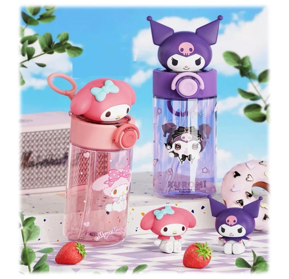 Sanrio Kawaii Character 3D Top Water Bottle - OVERRATED