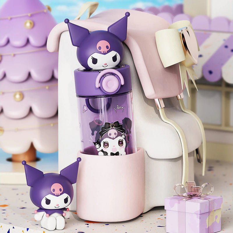 Sanrio Kawaii Character 3D Top Water Bottle - OVERRATED