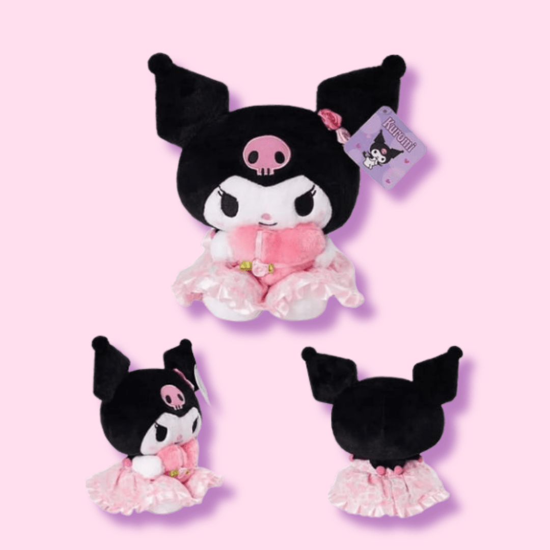 Sanrio Kawaii Kuromi Heart Love Series Plushie - OVERRATED
