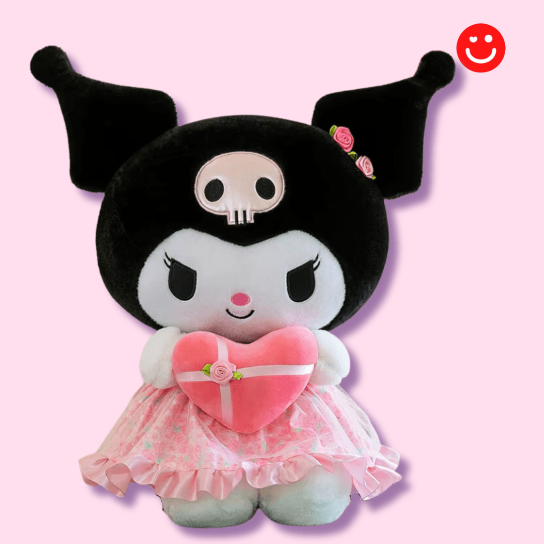 Sanrio Kawaii Kuromi Heart Love Series Plushie - OVERRATED
