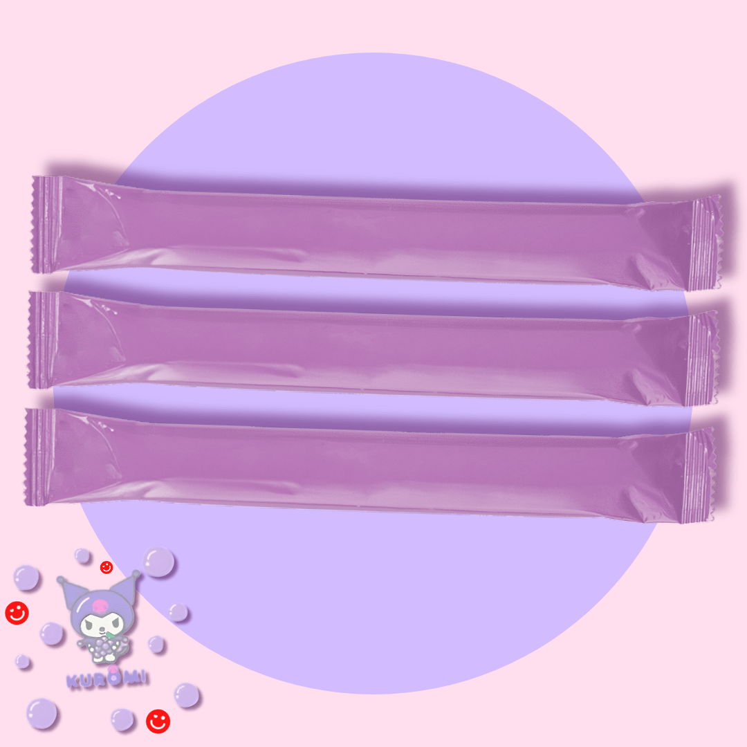 Sanrio Kuromi Choco Sticks with Grape Popping Candy - OVERRATED