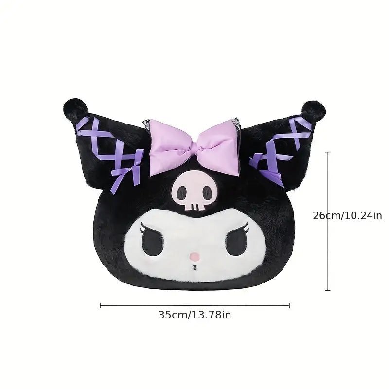Sanrio Kuromi Lavender Bow Pillow Plushie - OVERRATED