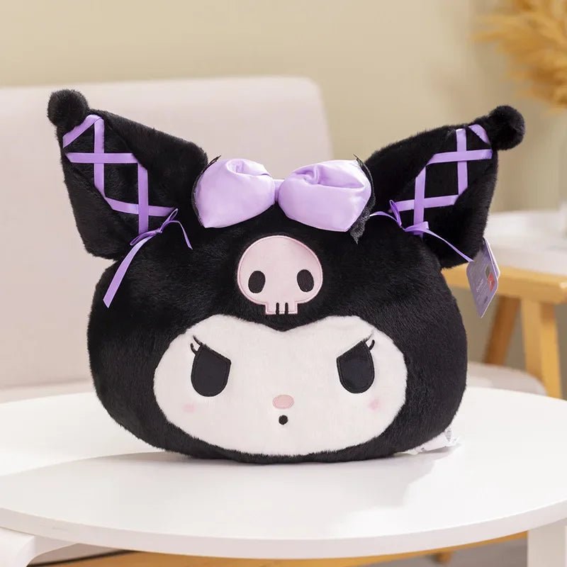 Sanrio Kuromi Lavender Bow Pillow Plushie - OVERRATED