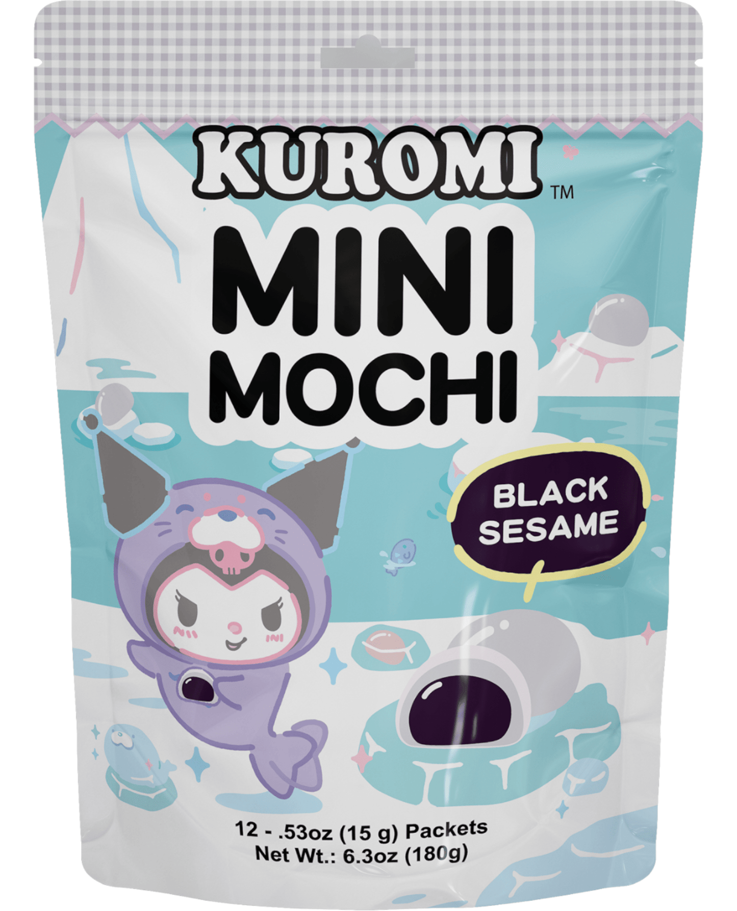 Sanrio Kuromi Mini Mochi Black Sesame 6.3 oz - OVERRATED