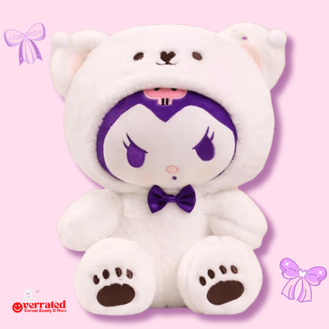 Sanrio Kuromibear Kuromi Purple Bow Plushie - OVERRATED