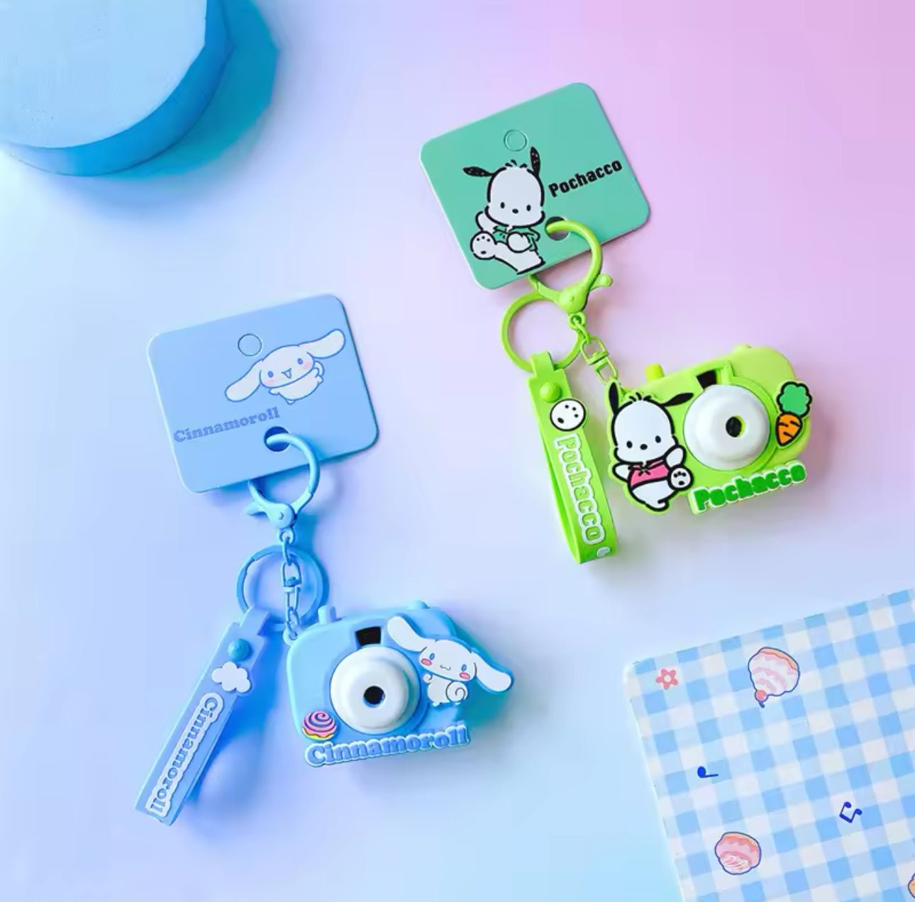 Sanrio Mini Kawaii Camera Projector Keychain - OVERRATED