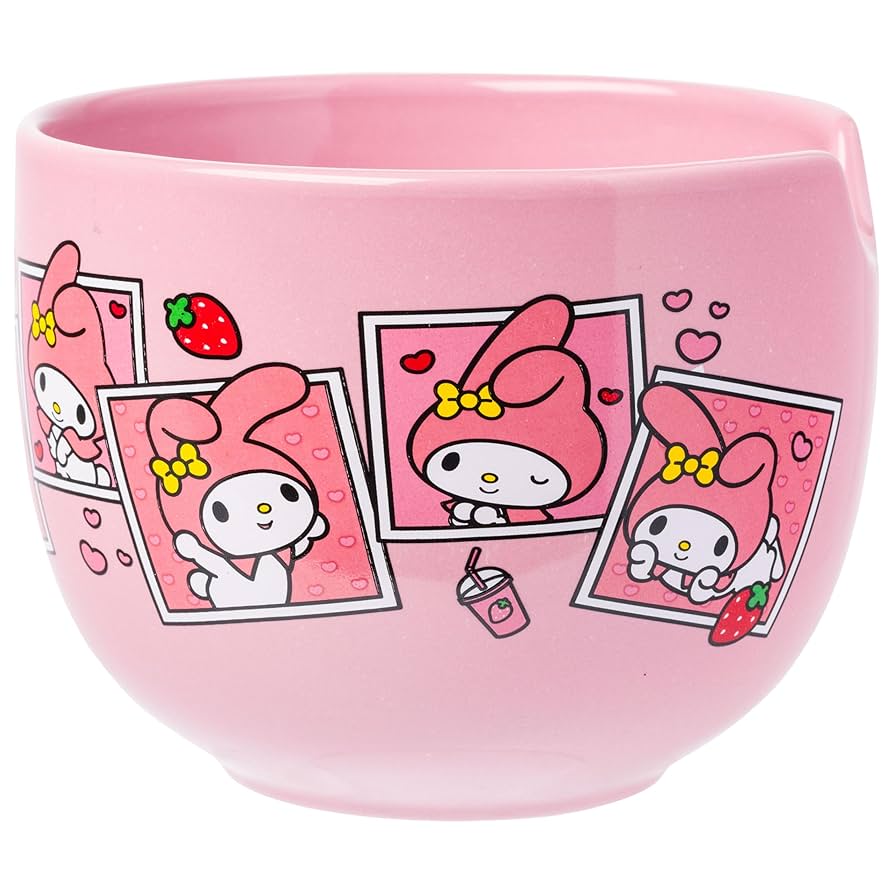 Sanrio My Melody Ceramic Bowl with Chopsticks - OVERRATED