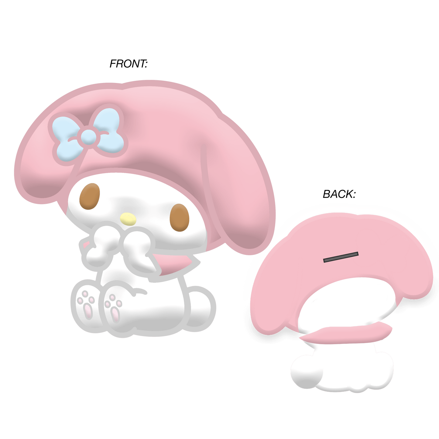 Sanrio My Melody Plush Coin Bank - OVERRATED