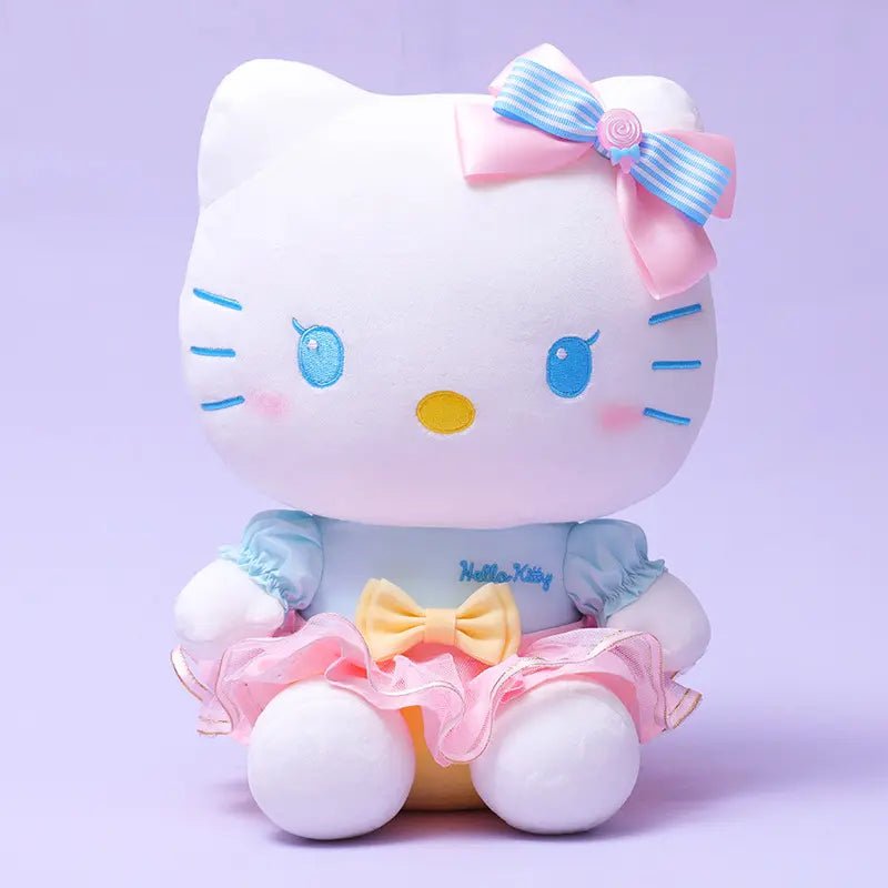 Sanrio Official Hello Kitty Pastel Bow & Skirt Plushie - OVERRATED