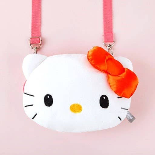 Sanrio Plush Face Crossbody Bag Ver.2: Cinnamoroll - OVERRATED