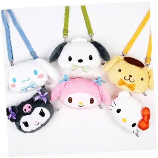 Sanrio Plush Face Crossbody Bag Ver.2: Cinnamoroll - OVERRATED