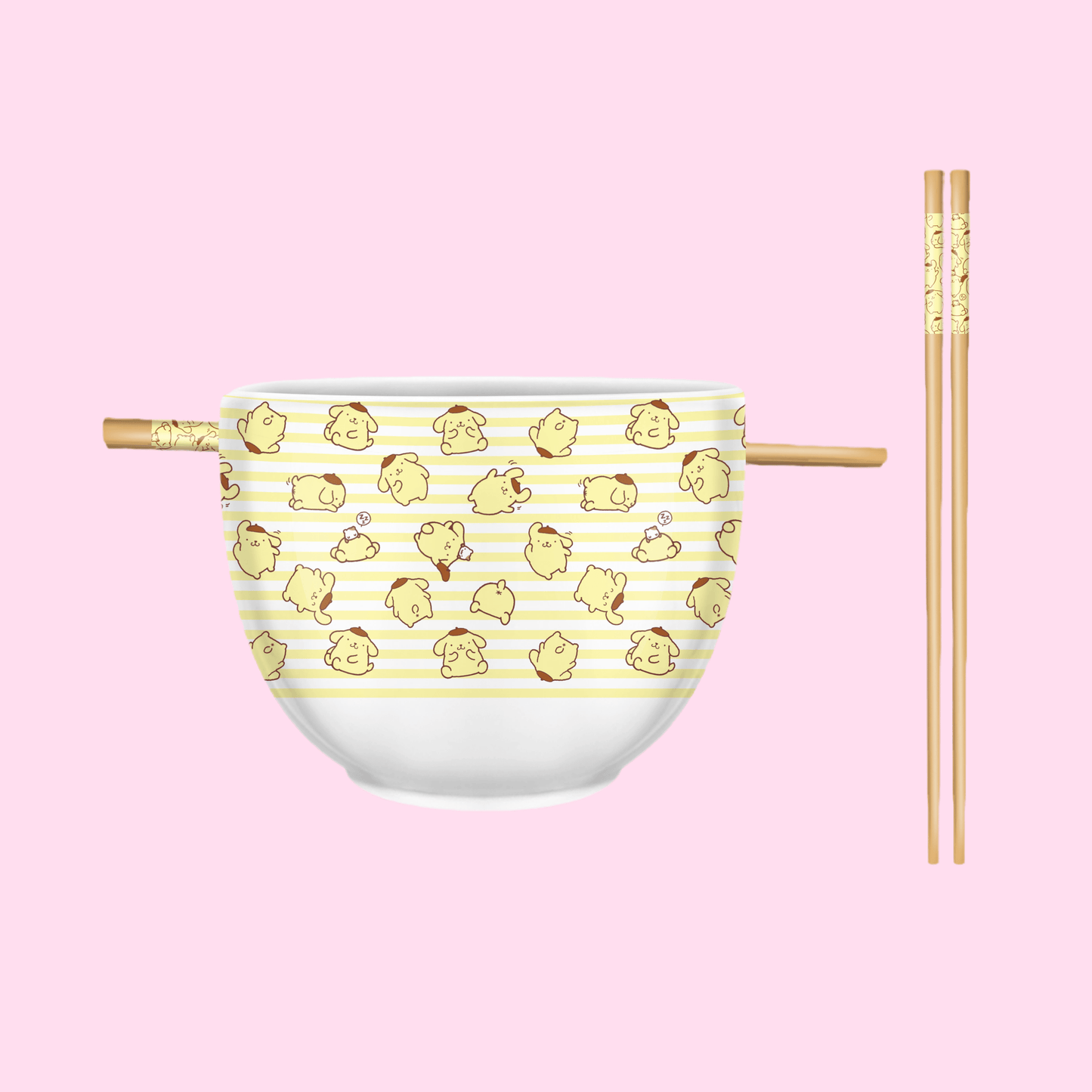 Sanrio Pompompurin 20oz Ceramic Ramen Bowl - OVERRATED