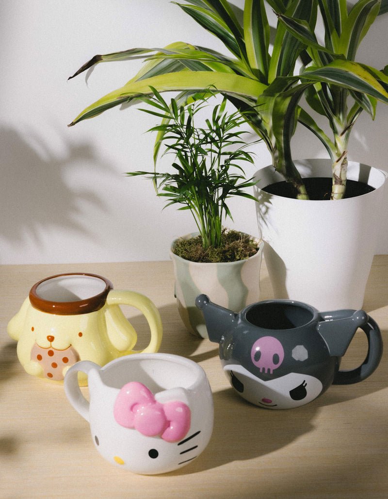 Sanrio Pompompurin Ceramic 3D Sculpted Mug - OVERRATED