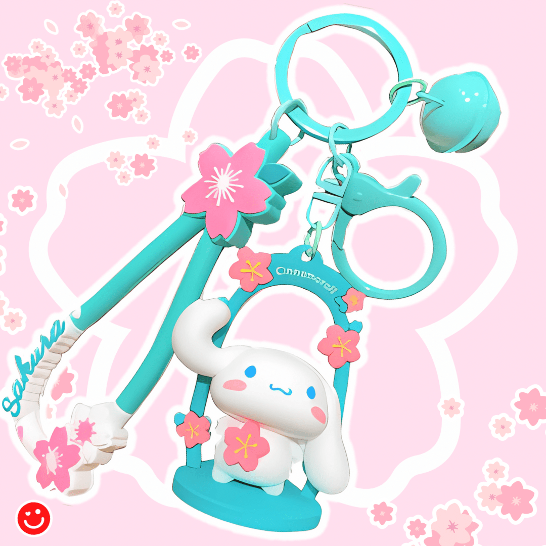 Sanrio Sakura Collection Adorable & Blooming Keychain - OVERRATED
