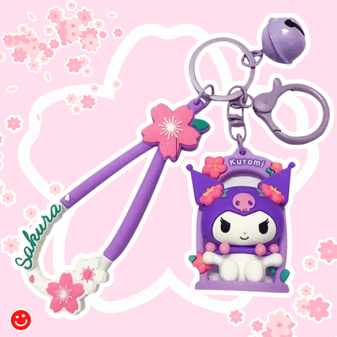 Sanrio Sakura Collection Adorable & Blooming Keychain - OVERRATED