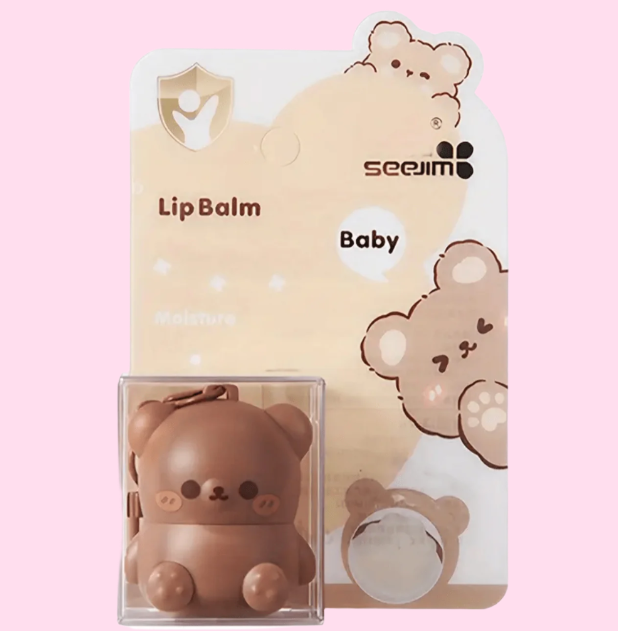 Seejim Baby Bear Lip Balm Keychain - OVERRATED