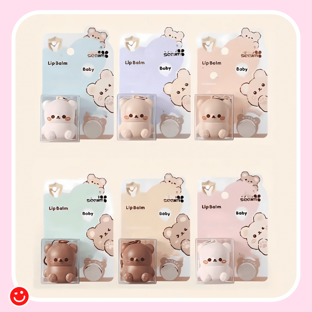 Seejim Baby Bear Lip Balm Keychain - OVERRATED