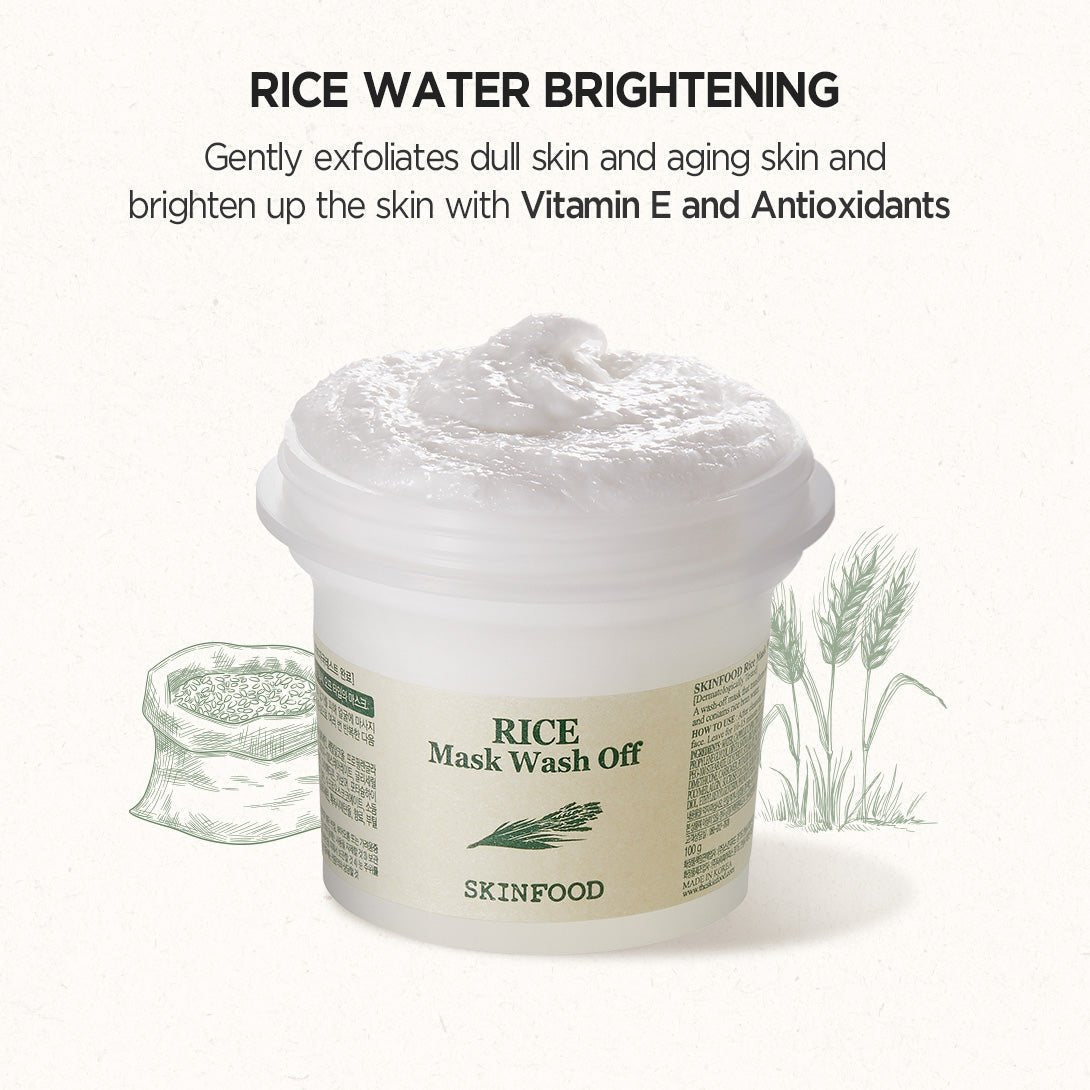 Skinfood Rice Mask Wash Off - OVERRATED
