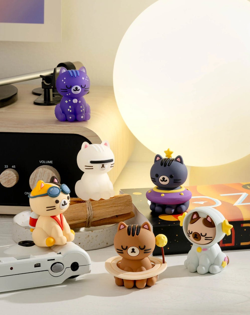 SMOKO Astro Cats Glow - in - the - Dark Figure Blind Box - OVERRATED
