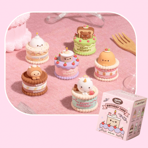 SMOKO Friends Birthday Cake Blind Box Figure - OVERRATED