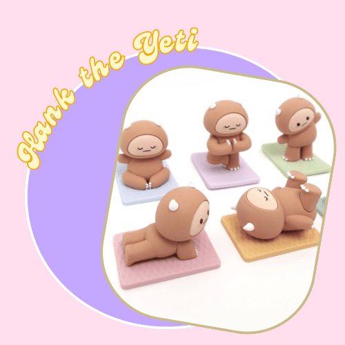 SMOKO Hank Yeti Doing Yoga Series Blind Box - OVERRATED