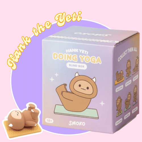 SMOKO Hank Yeti Doing Yoga Series Blind Box - OVERRATED
