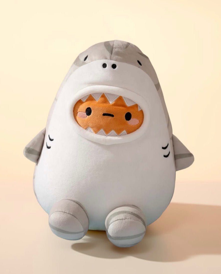 Smoko Tiger Shark Tayto Potato Midi Mochi Plushie - OVERRATED