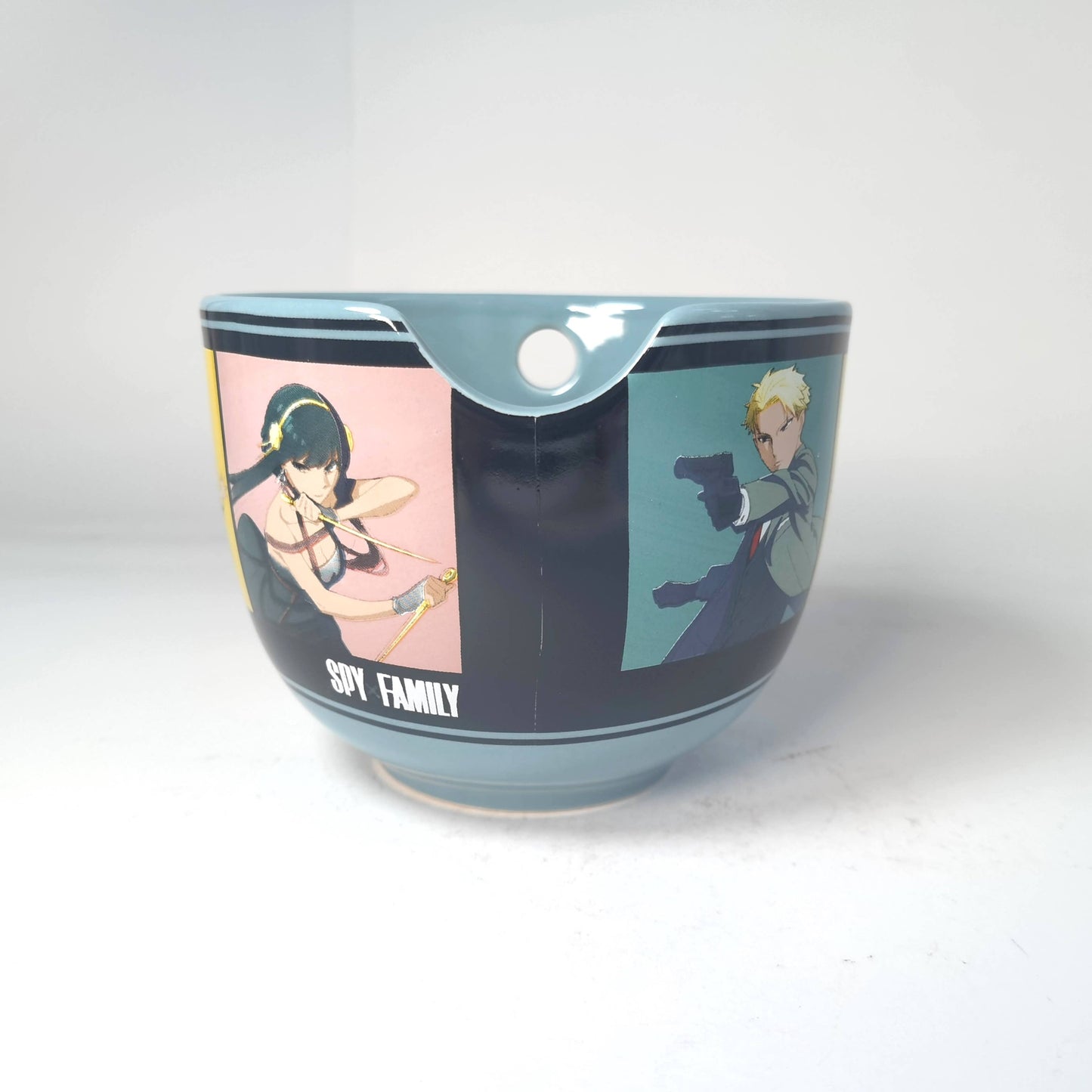 Spy X Family Color Blocks Grid 20oz Ceramic Ramen Bowl - OVERRATED